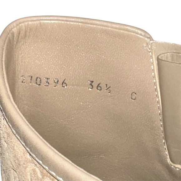 Gucci Beige Guccissima Taupe Suede Quercy Flat Buckle Boots Size 36.5 | US 6.5 - Picture 9 of 16
